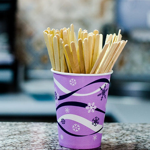 Wooden Coffee Stirrer -140mm - The Bamboobites